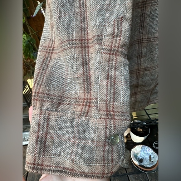 PENDLETON Brown/Gray 100% Wool Vintage Great Condition Size Medium 1960’s - Picture 12 of 16